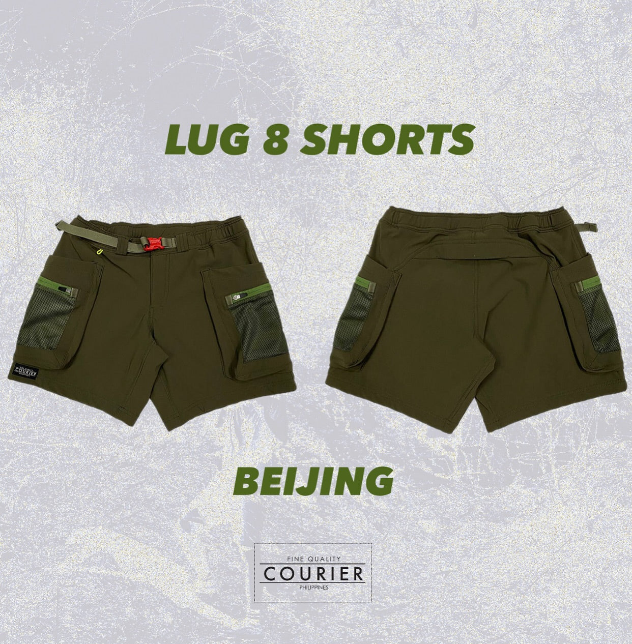 Courier PH Lug 8” Shorts (Unisex)