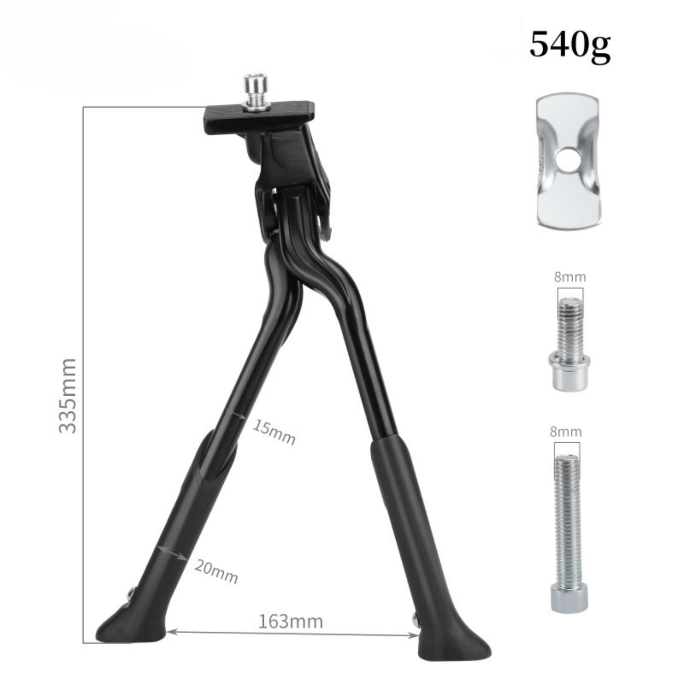 SaiDeng Dual Kickstand for 24 to 29in Bikes