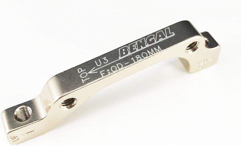 Bengal ADU3TG Disc Brake Caliper Adaptors: 74mm PM Caliper to IS-51 Mount Fork w/ 180mm Front Rotor
