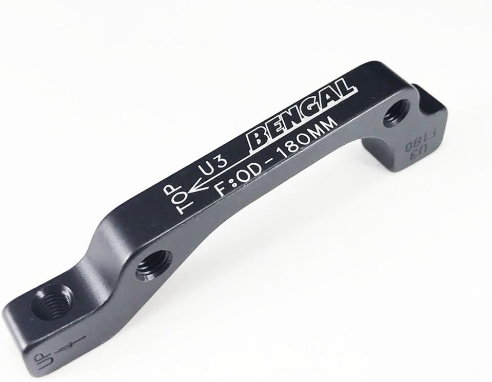 Bengal ADU3TG Disc Brake Caliper Adaptors: 74mm PM Caliper to IS-51 Mount Fork w/ 180mm Front Rotor