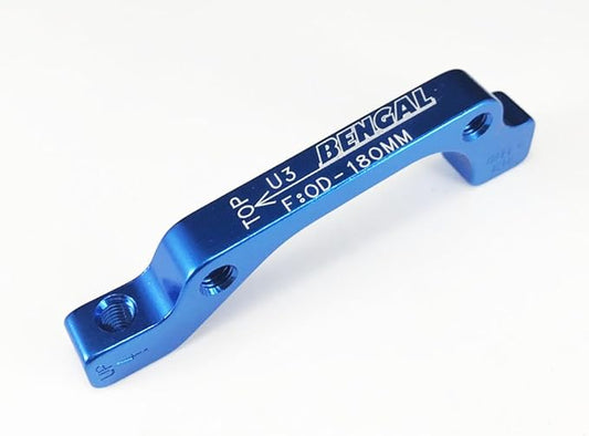 Bengal ADU3TG Disc Brake Caliper Adaptors: 74mm PM Caliper to IS-51 Mount Fork w/ 180mm Front Rotor