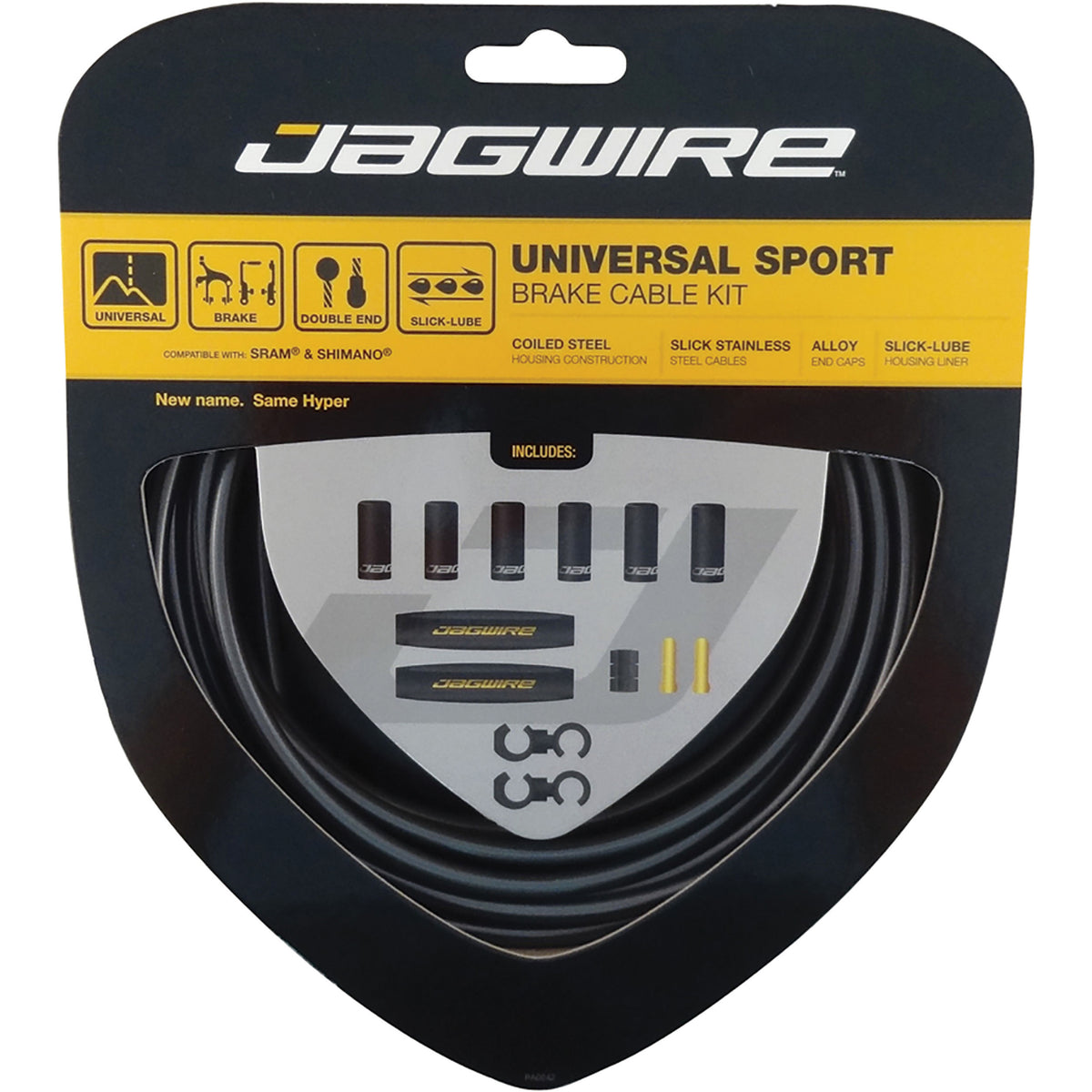 Jagwire Universal Sport Brake Kit (Cables, Housing, Fittings)