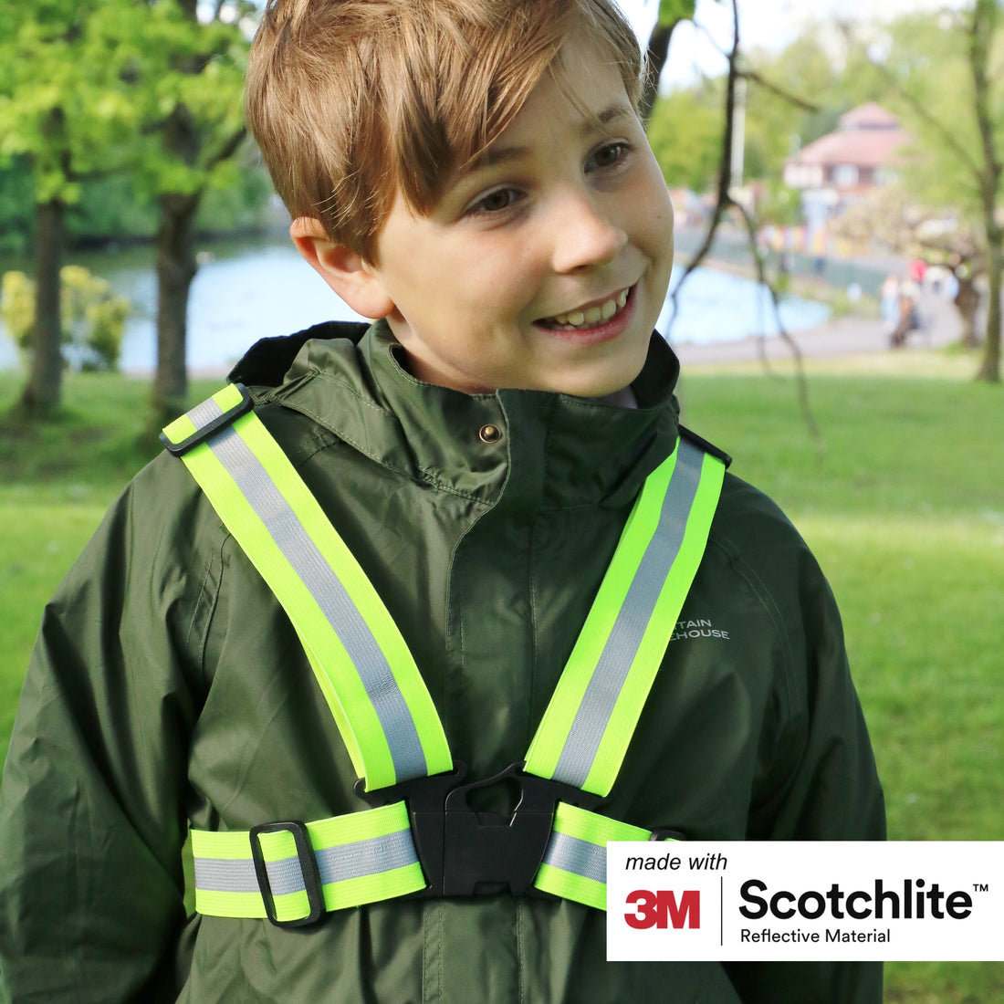 Salzmann Reflective Cross Belt
