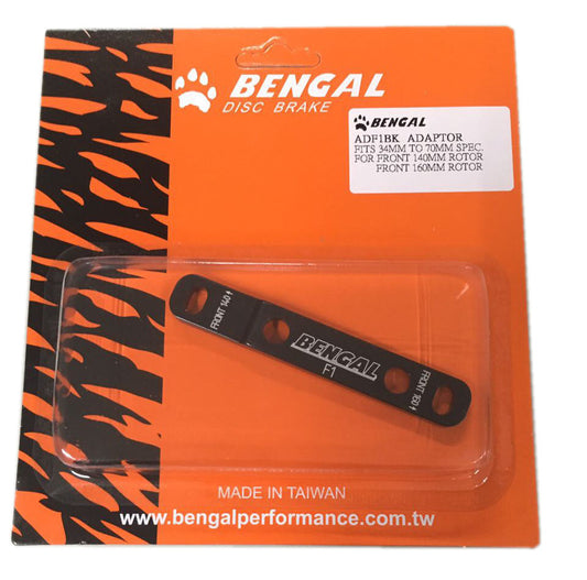 Bengal F1 Disc Brake Caliper Adaptors: 140/160mm Front FM to FM
