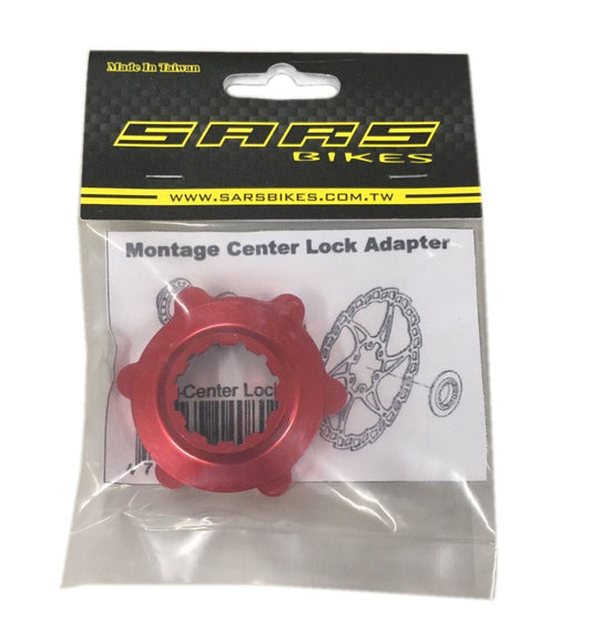 SARS Bikes Taiwan Disc Hub Adapter: Centerlock to 6 Bolt