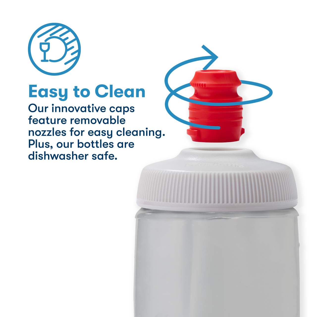 Polar Bottle Breakaway Muck Insulated, Shatter, 600ml 20oz, Surge Cap + Muckguard