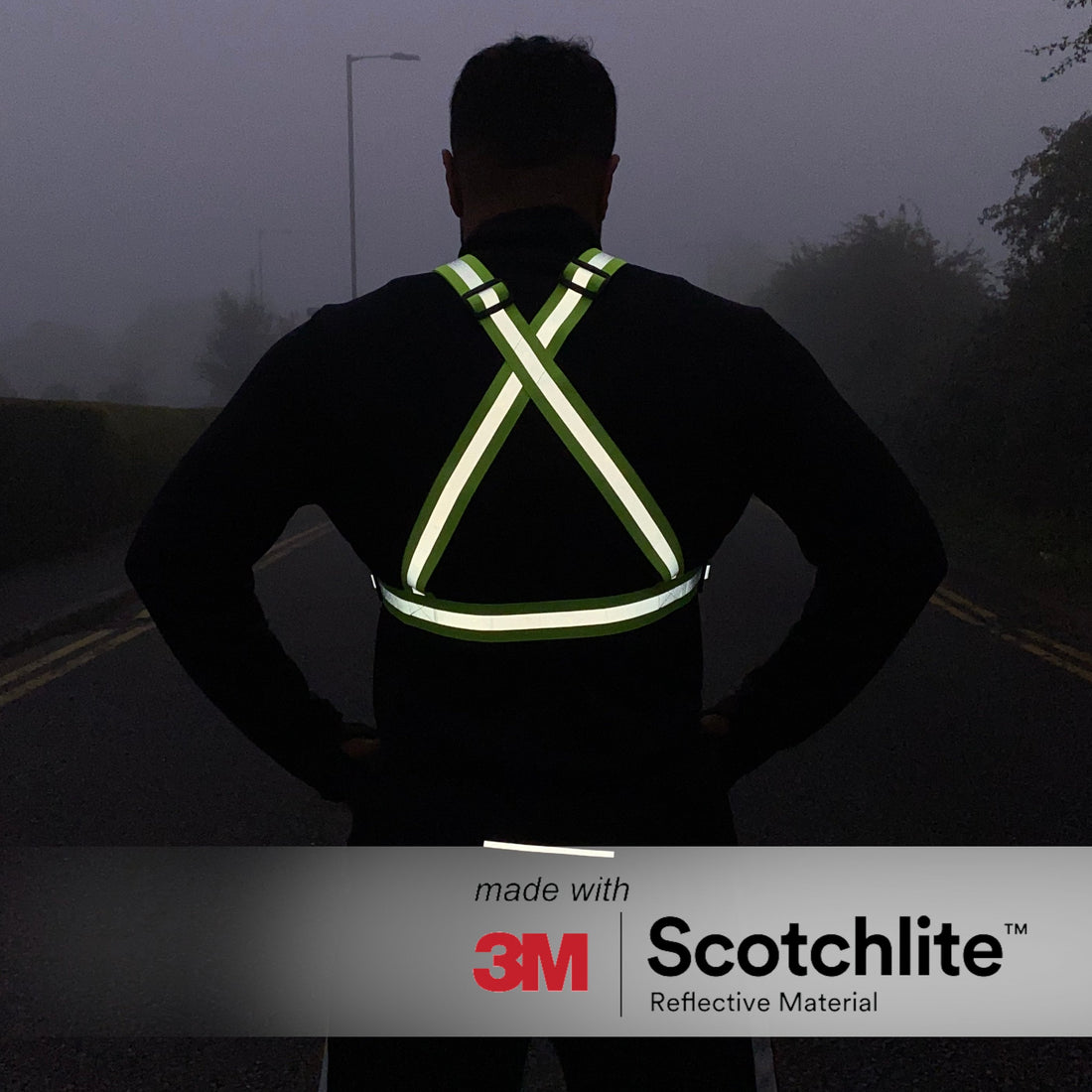 Salzmann Reflective Cross Belt