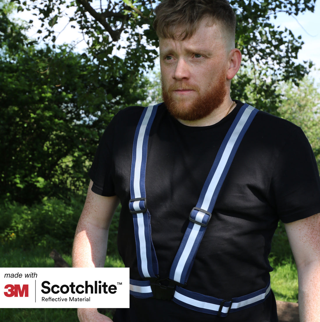 Salzmann Reflective Cross Belt