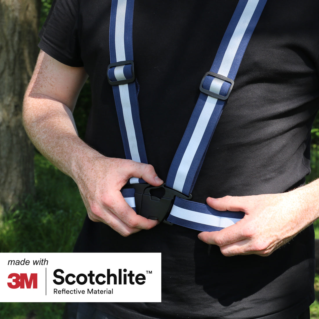 Salzmann Reflective Cross Belt