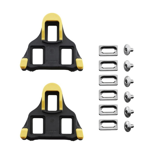 Shimano SM-SH11 SPD-SL 6° Float Road Cleats (Yellow)