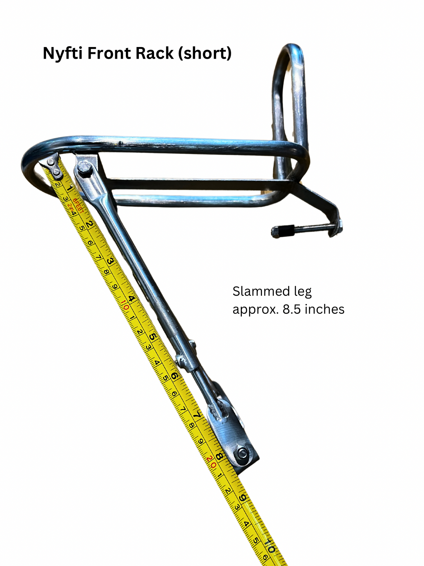 Nyfti Bicycles Stainless Front Rack (Silver)