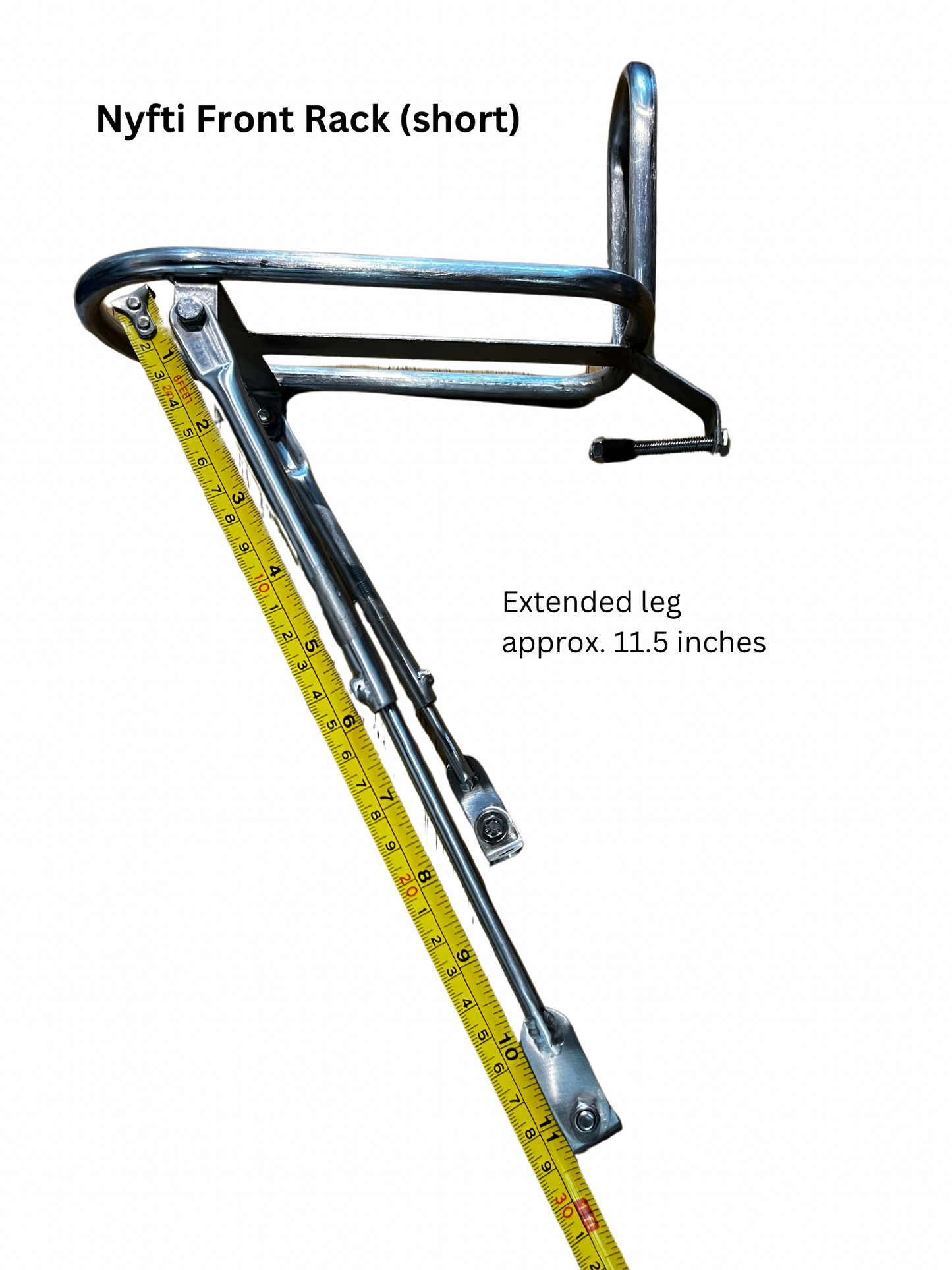 Nyfti Bicycles Stainless Front Rack (Silver)