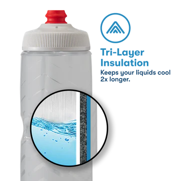 Polar Bottle Breakaway Insulated, Jersey Knit, 710ml 24oz, Surge Cap