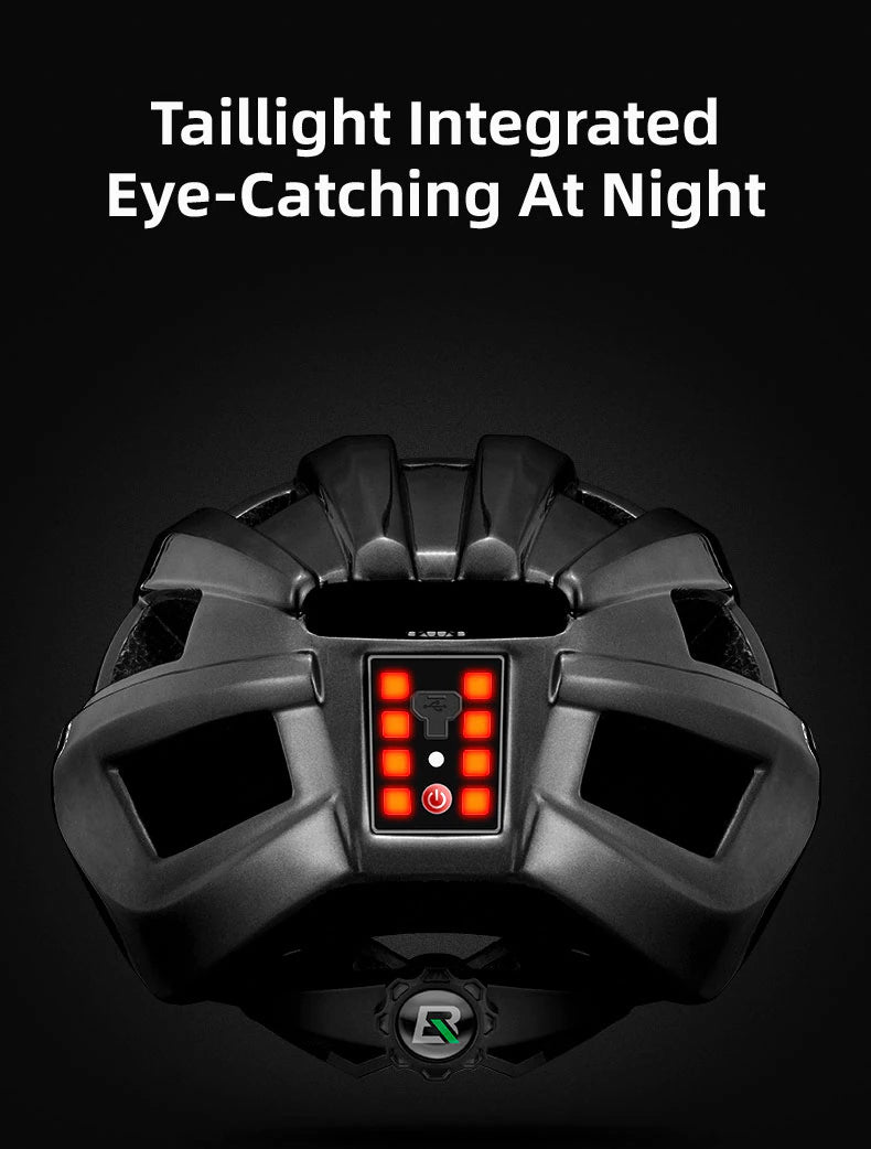 RockBros Road Ultralight Helmet with Integrated Rear Light