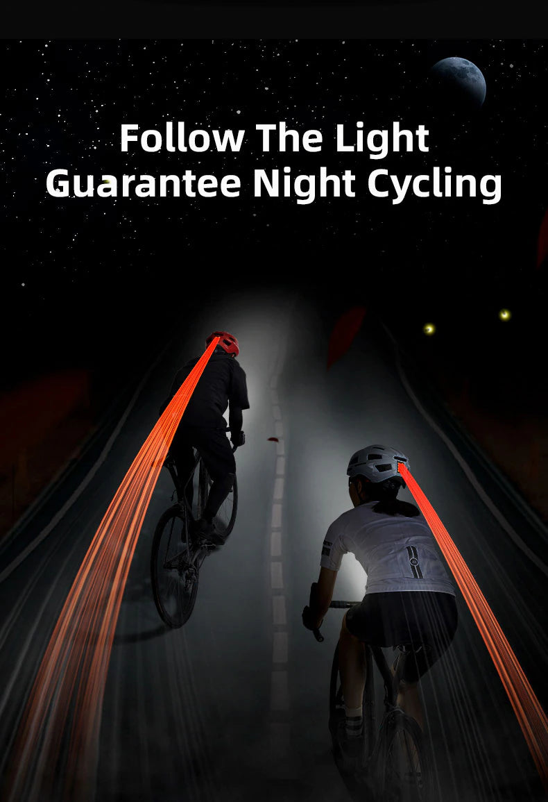 RockBros Road Ultralight Helmet with Integrated Rear Light