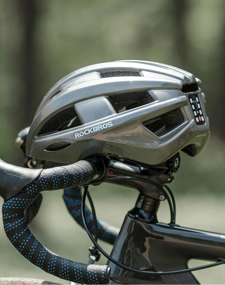 RockBros Road Ultralight Helmet with Integrated Rear Light