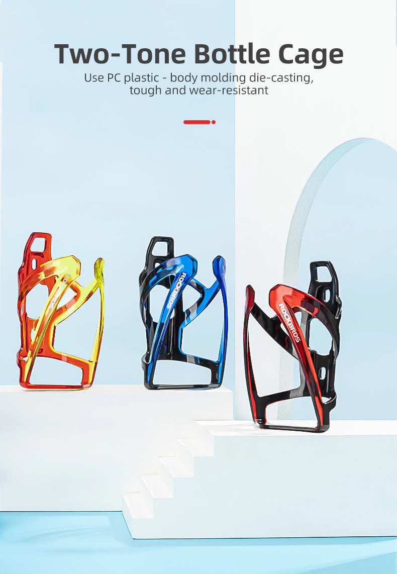 RockBros Two-Tone Plastic Bottle Cage