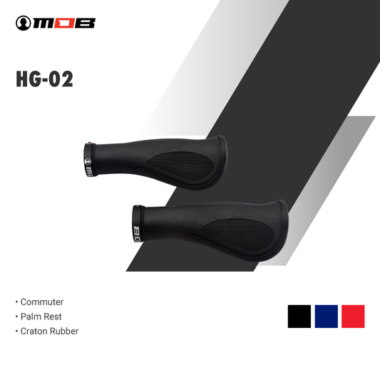 MOB HG-02 Ergonomic Single-Lock Handlebar Grips