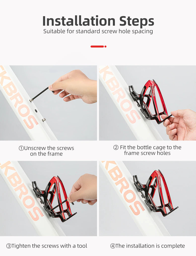 RockBros Two-Tone Plastic Bottle Cage