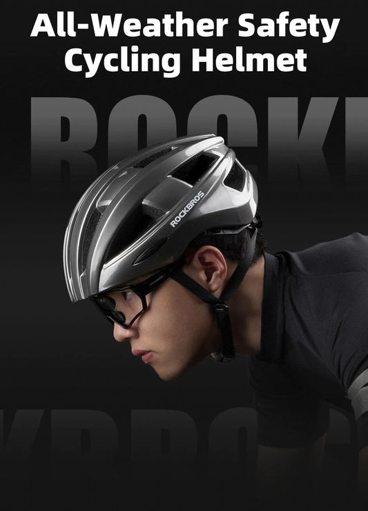 RockBros Road Ultralight Helmet with Integrated Rear Light