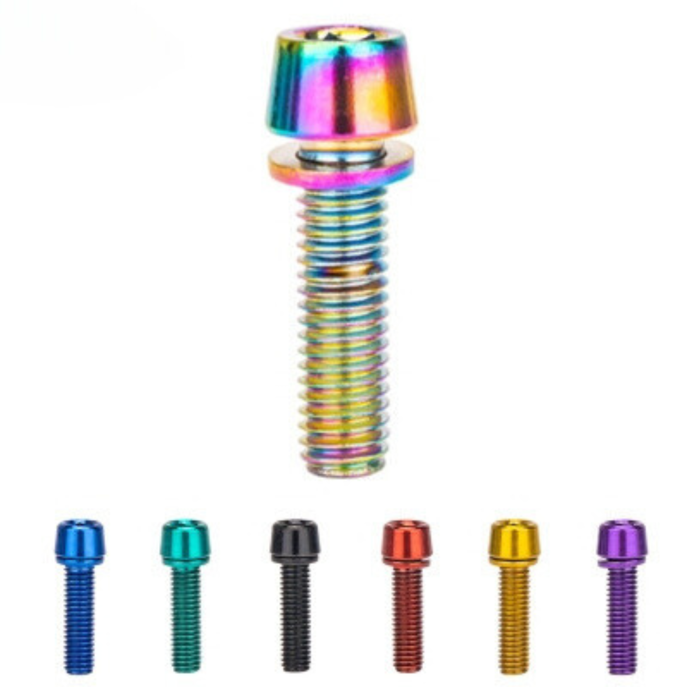 ZTTO Individual Stem or Bottle Cage Bolts (M5 x 18mm w/ 4mm Hex)