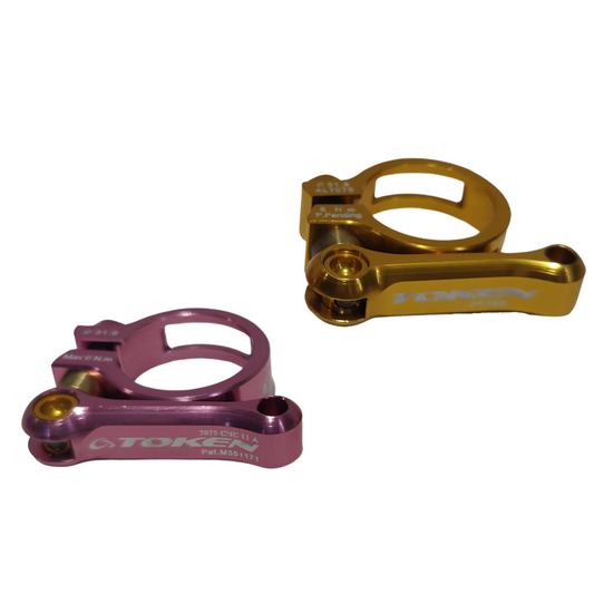 Token Pyro QR Seat Clamp w/ Titanium Bolt