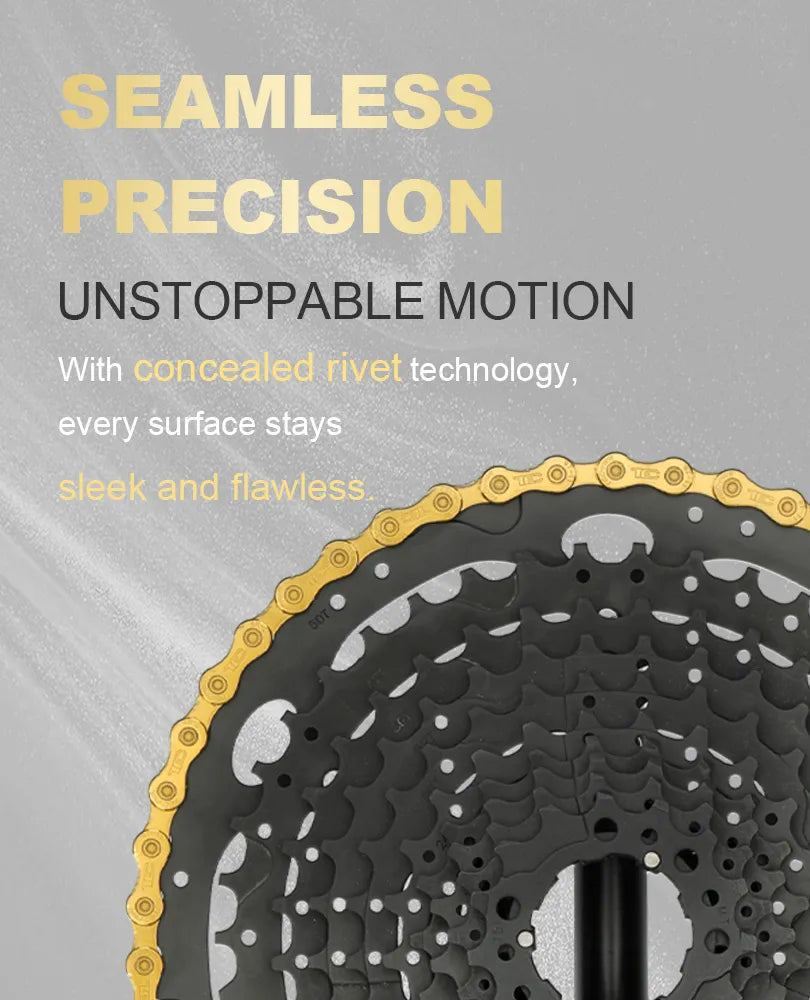 TEC-PWR GT-11 11s Chain by KMC (126L w/ Missing Link)