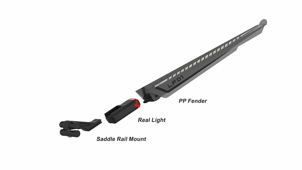 ReadyGo LF01 Glow Bike Fender w/ Light (LUMIS Series)