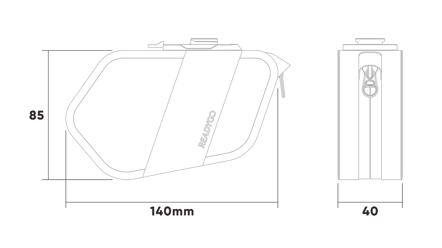 ReadyGo LUMIS Lite Saddle Bag w/ Light