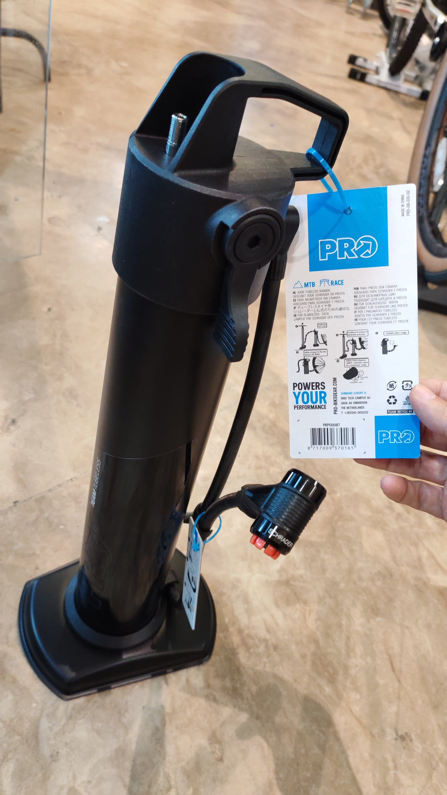 PRO Compressor Team Tubeless Booster Pump