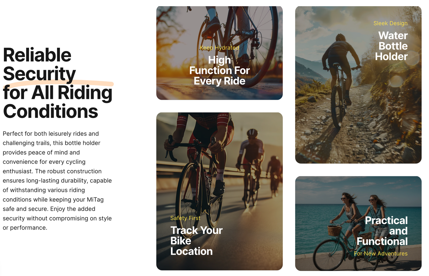 MiLi MiTag Bottle Cage (Apple Find My integrated)