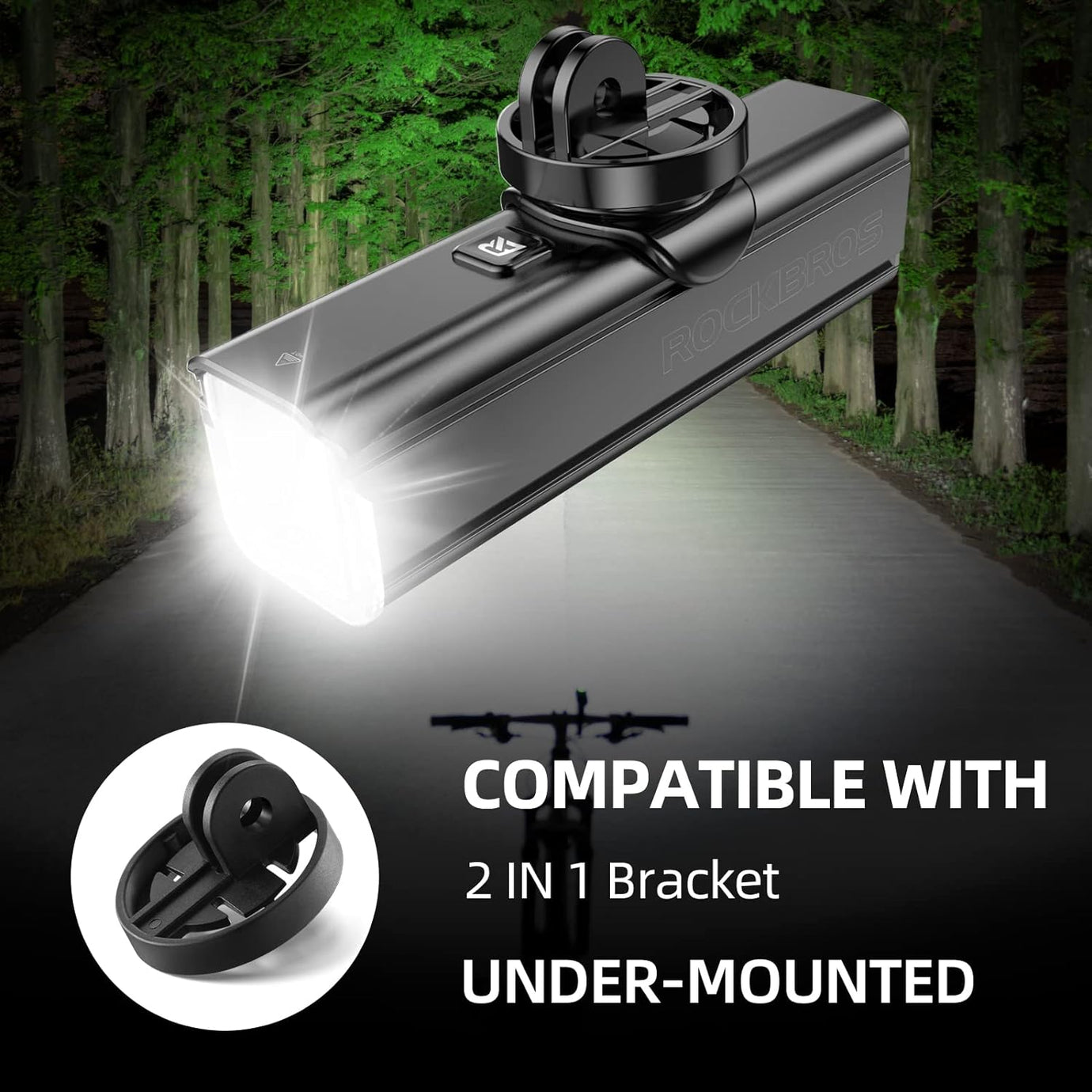 RockBros RHL Front Light 1000 Lumen