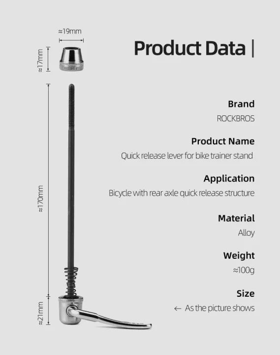 Rockbros QC-7073 Rear Skewer