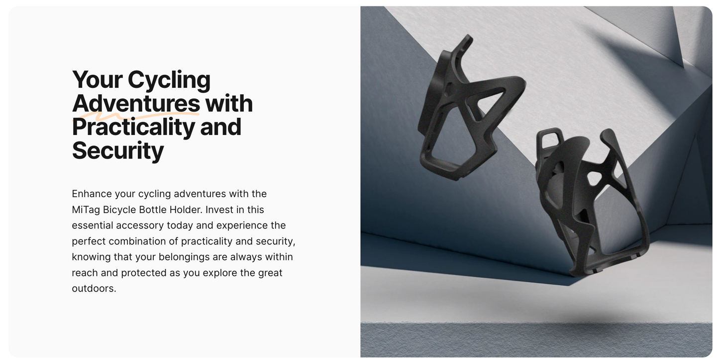 MiLi MiTag Bottle Cage (Apple Find My integrated)