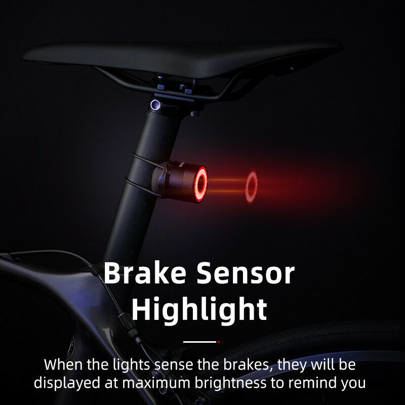 RockBros Q3 Smart Rear Tail Light Lumen