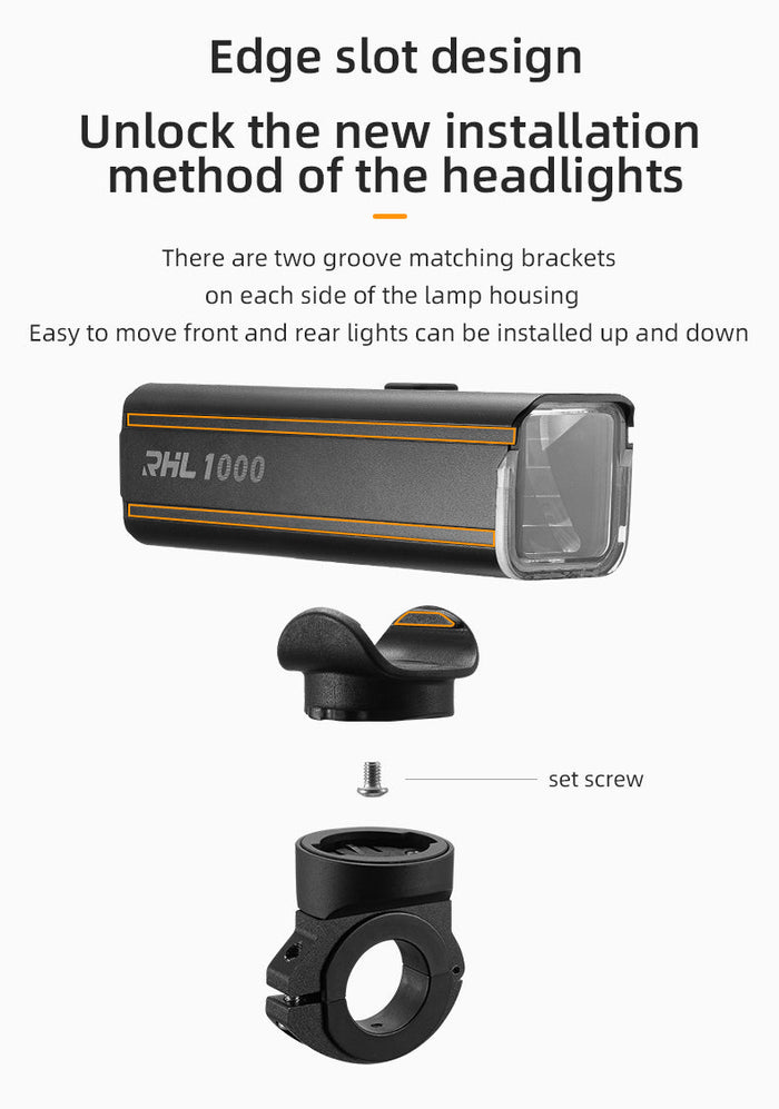 RockBros RHL Front Light 1000 Lumen