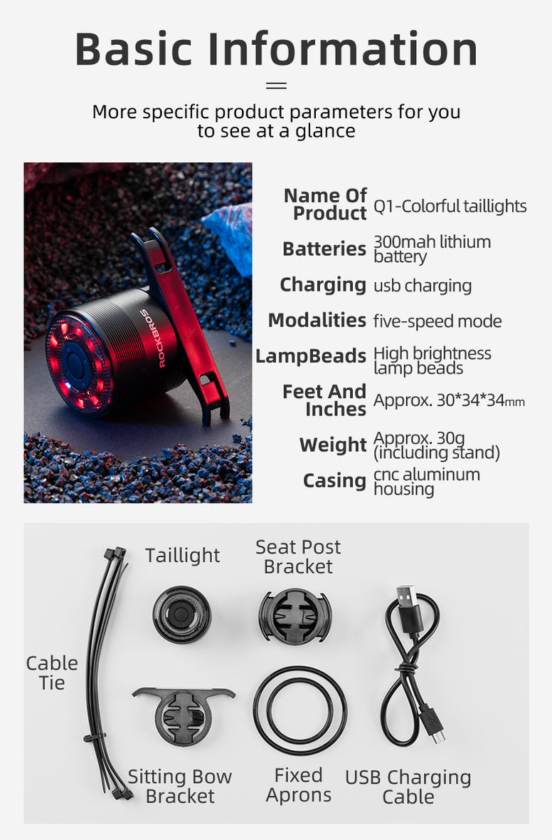 RockBros Q1 Tail Light