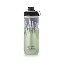 Polar Bottle Breakaway Muck Insulated, Zipper - Moss, 600ml 20oz, Surge Cap + Muckguard