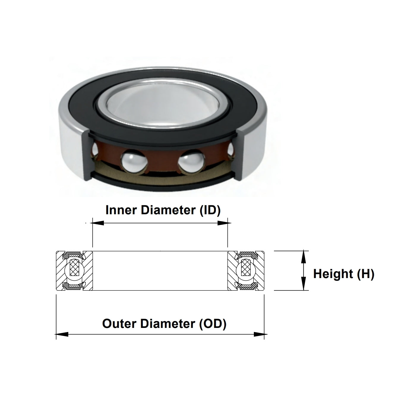 Token Premium Bearings 6902 (15 x 28 x 7mm)