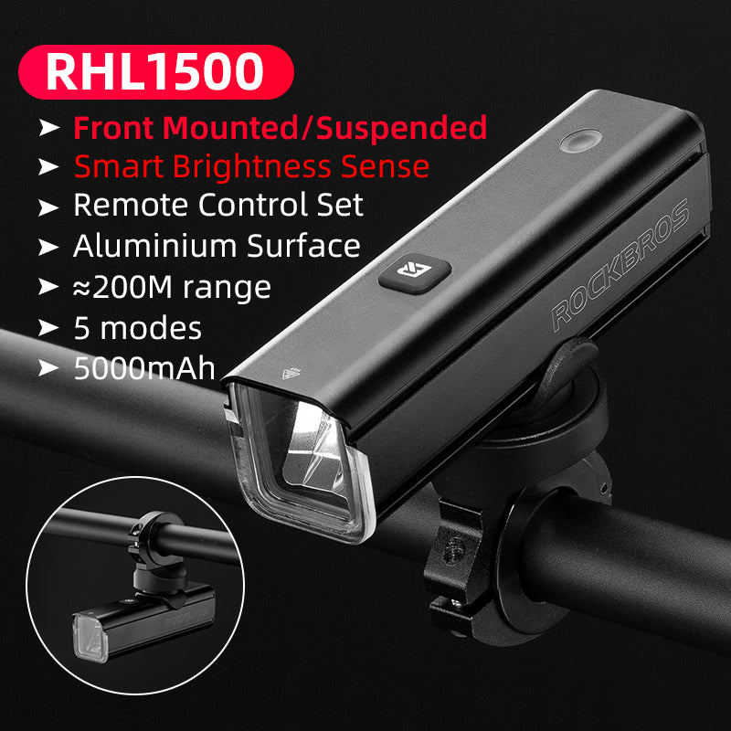 Rockbros Front Light 1500 Lumen RHL1500