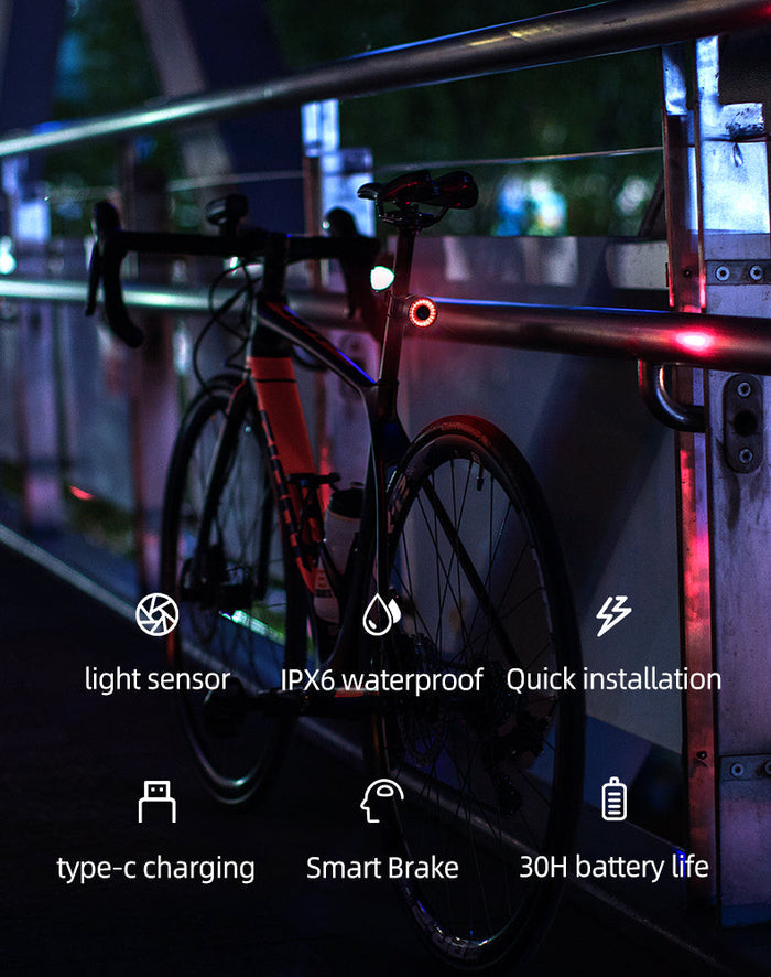 RockBros Q3 Smart Rear Tail Light Lumen