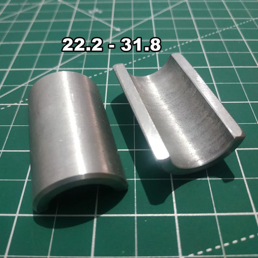 CNC Alloy Handlebar Shim: 22.2 to 31.8mm Clamp