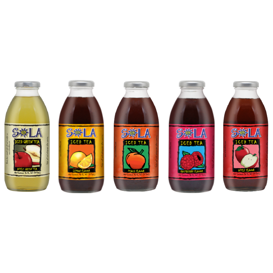 Sola Iced Tea - 473mm Glass Bottle