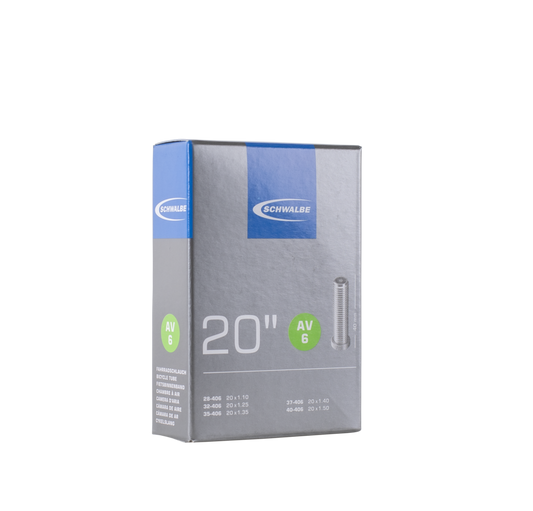 Schwalbe AV6 Tube: 20 x 1.1 to 1.5in (Schrader Valve)
