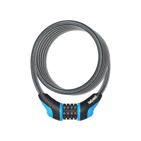 OnGuard Neon Combo Coil Cable Lock 8161