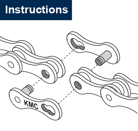 KMC MissingLink (Re-usable in 10s CL559R, one piece only)