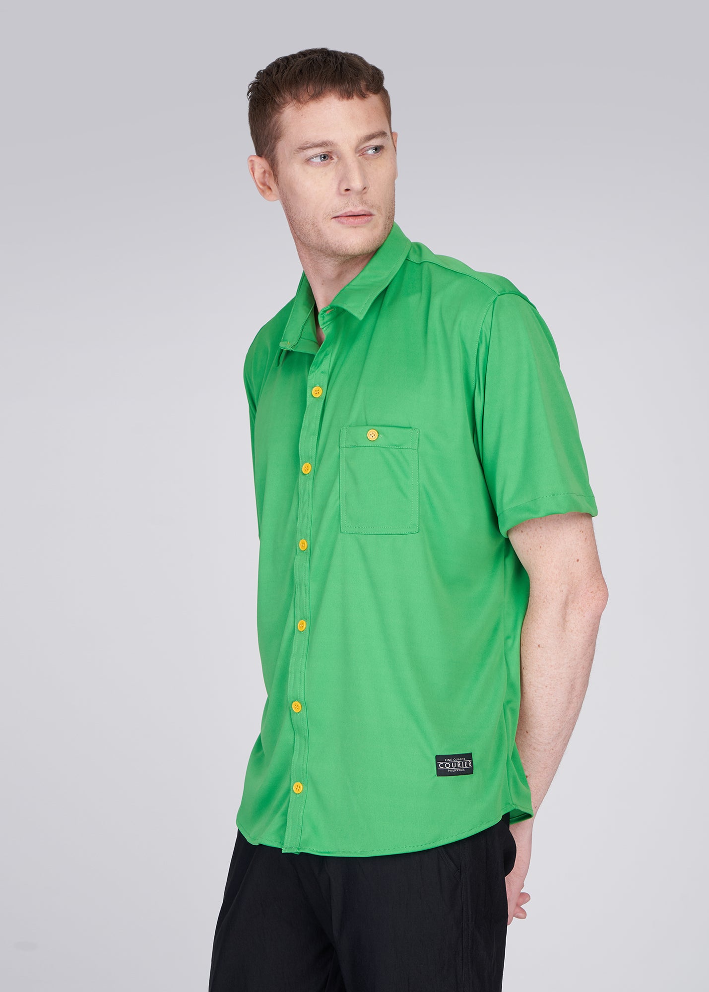 Courier PH Men's Button Down Sports Jersey