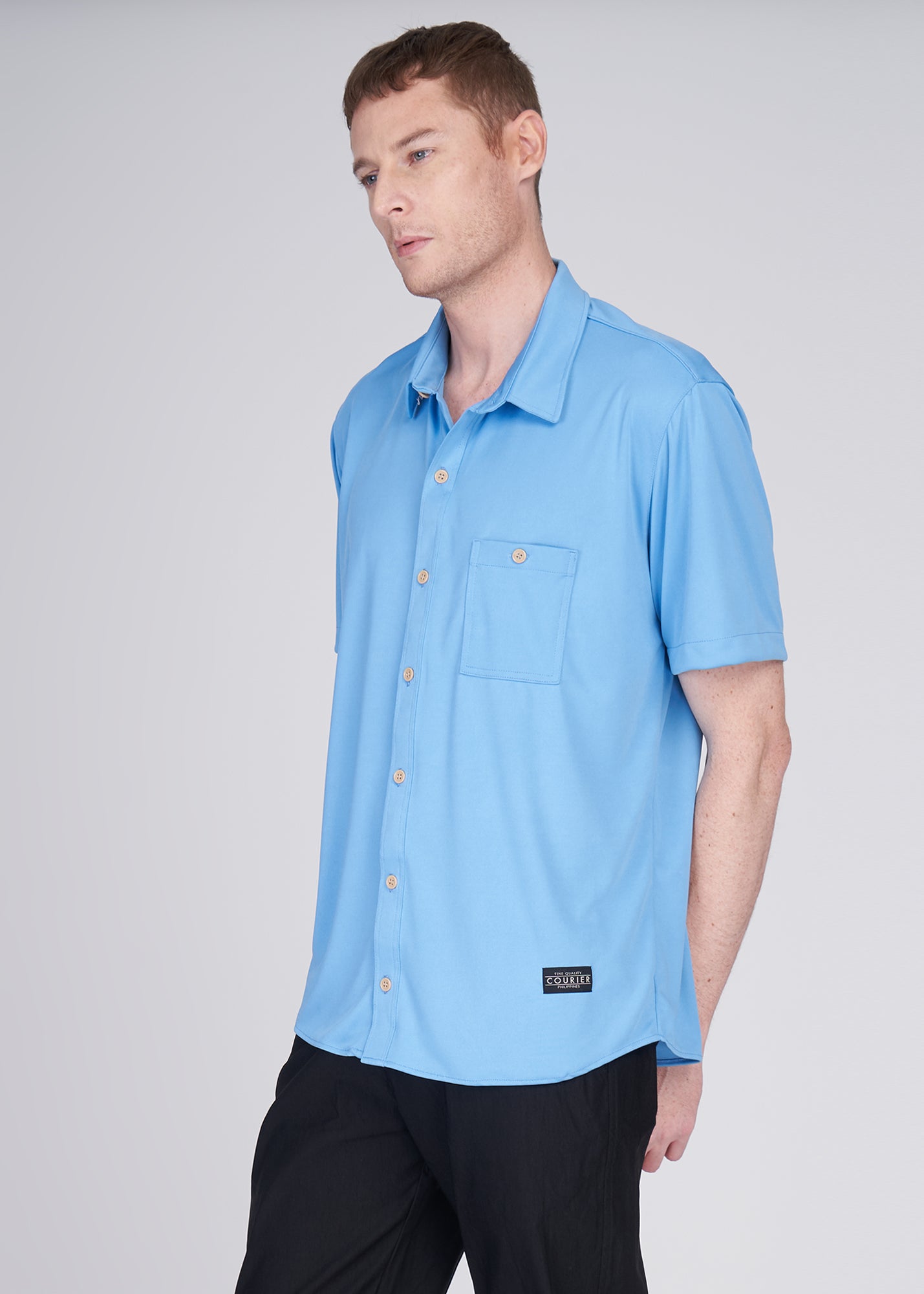Courier PH Men's Button Down Sports Jersey