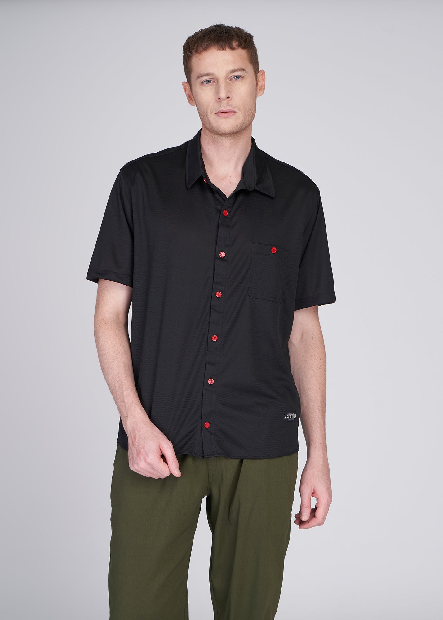 Courier PH Men's Button Down Sports Jersey
