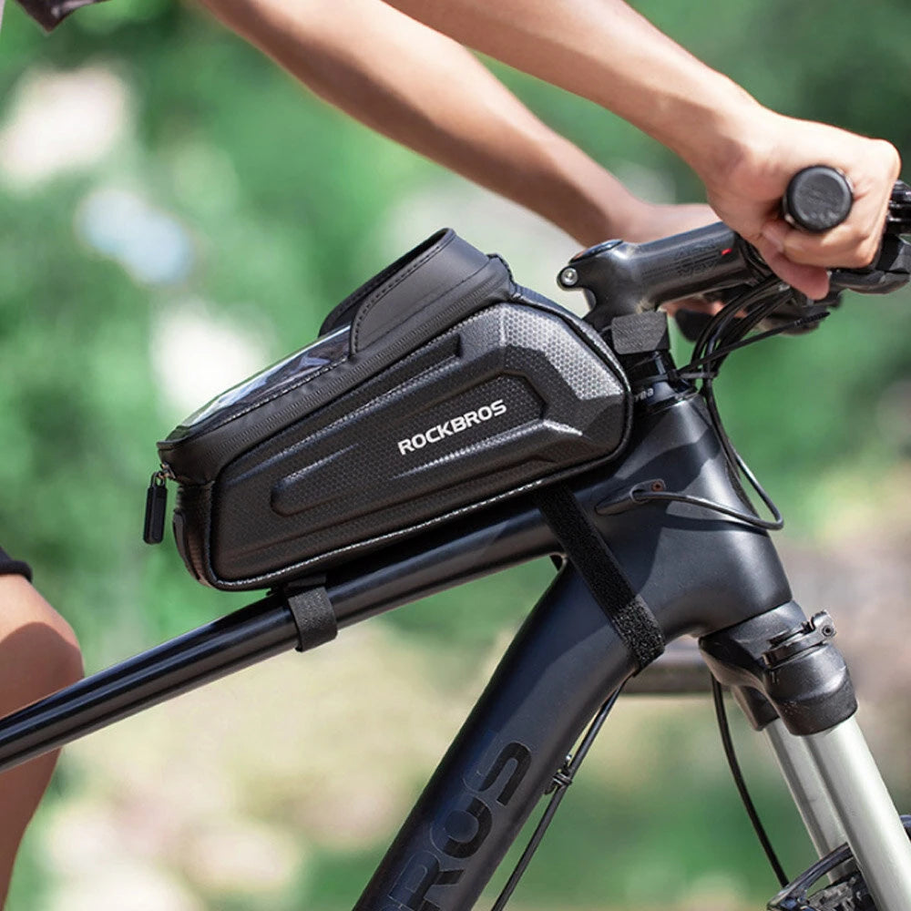 RockBros Hard Shell Top Tube Phone Bag